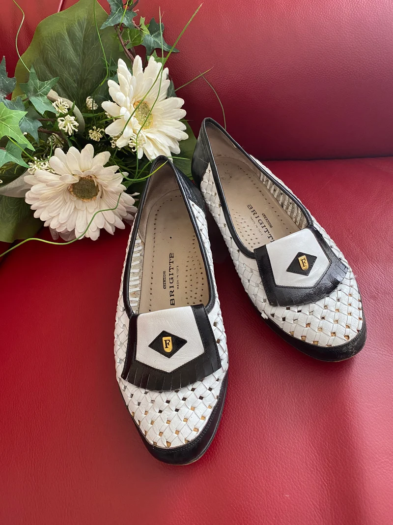 Vintage-Schuhe Loafers - Größe 36