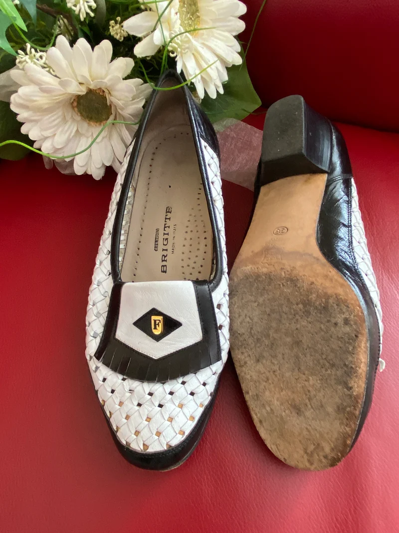 Vintage-Schuhe Loafers - Größe 36