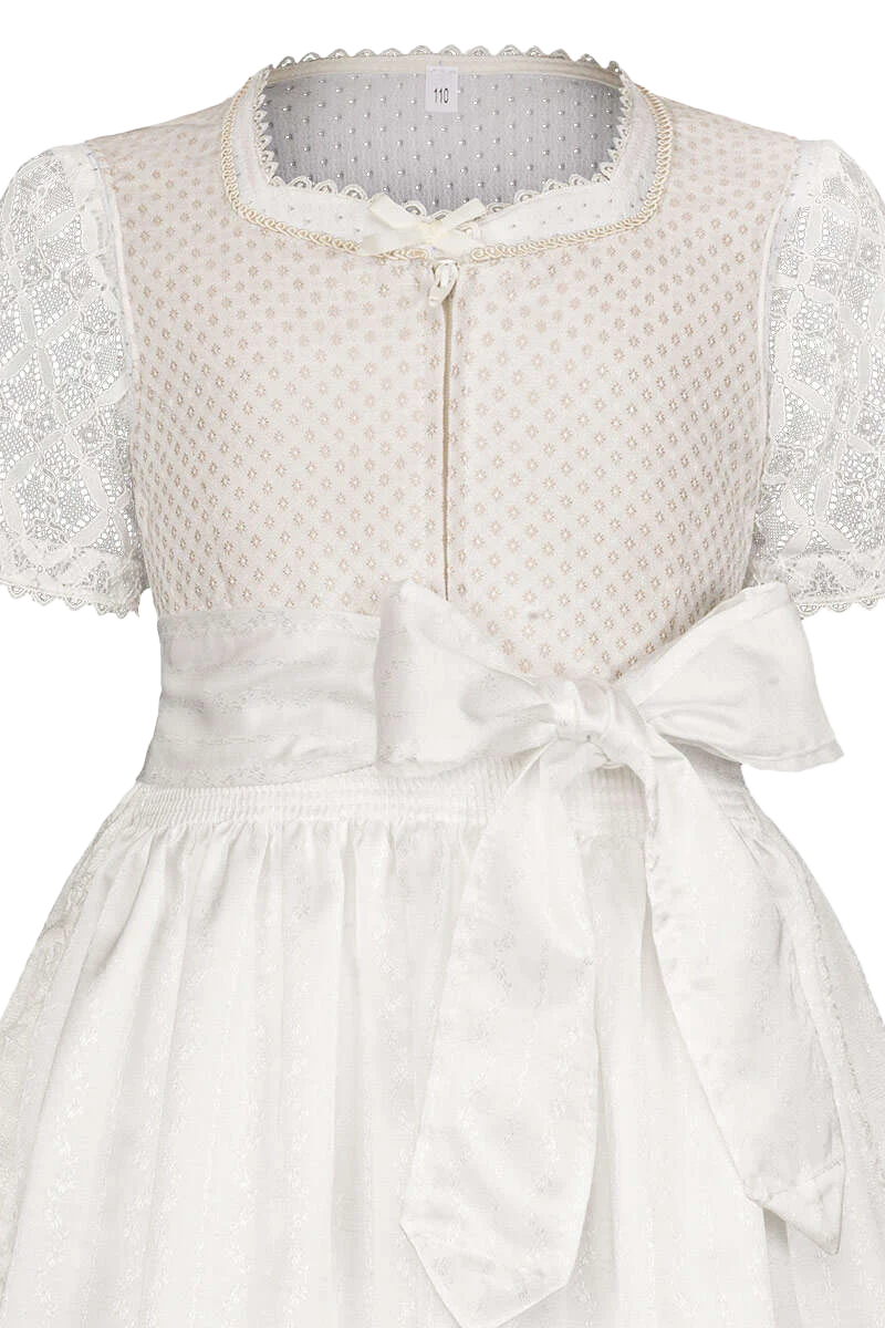 Kinderdirndl für Kommunion Hochzeit mit Bluse