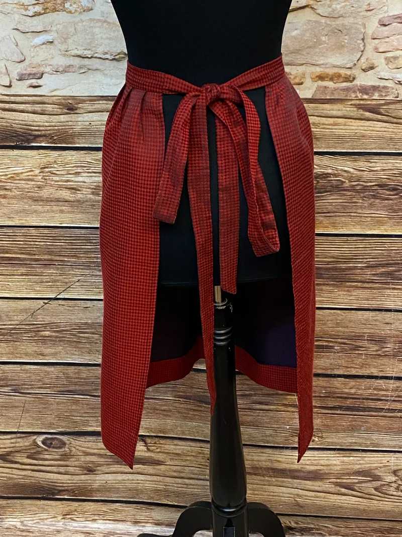 Vintage Dirndlschürze -mittellang