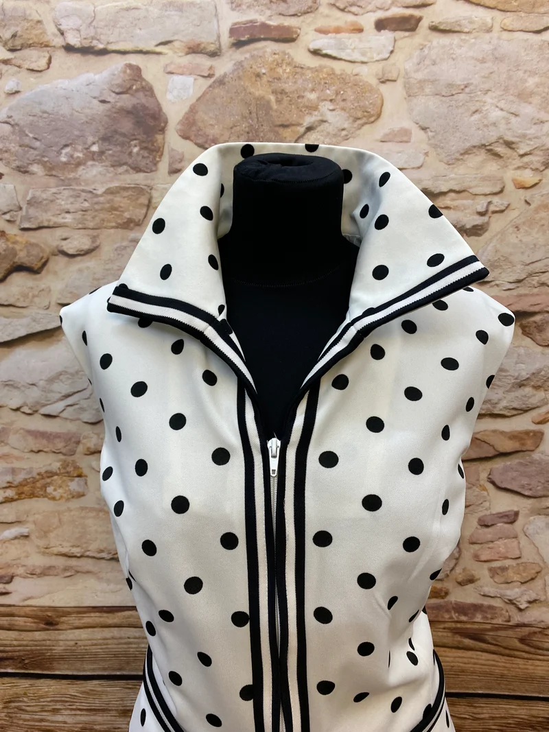 Vintage Damen-Kostüm im 50er Jahre Stil, 5teilig mit Polka Dot´s Gr.48