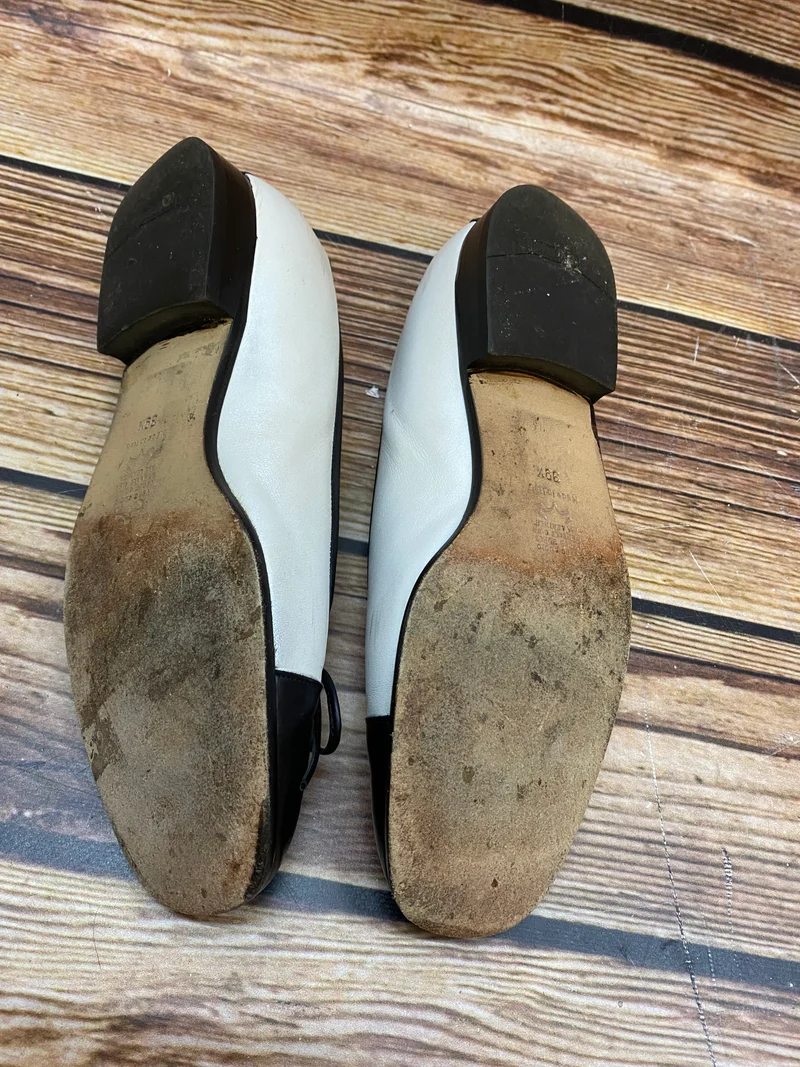 Vintage-Schuhe Ballerinas Fantasy – Größe 39,5