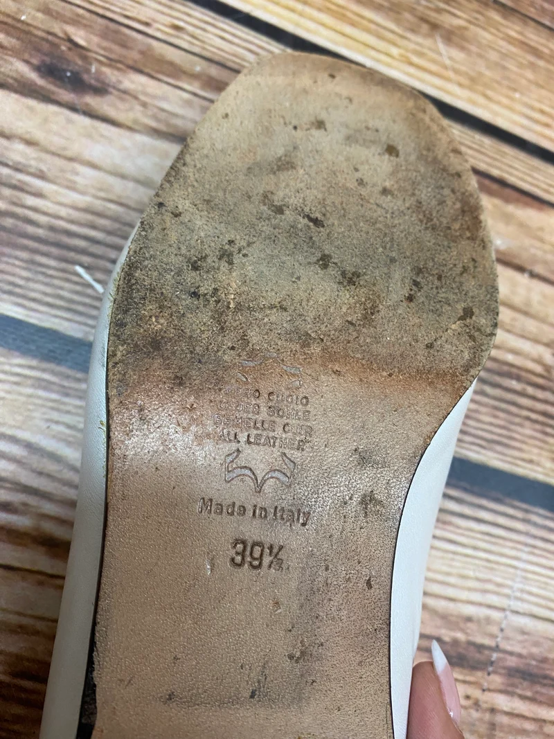 Vintage-Schuhe Ballerinas Fantasy – Größe 39,5