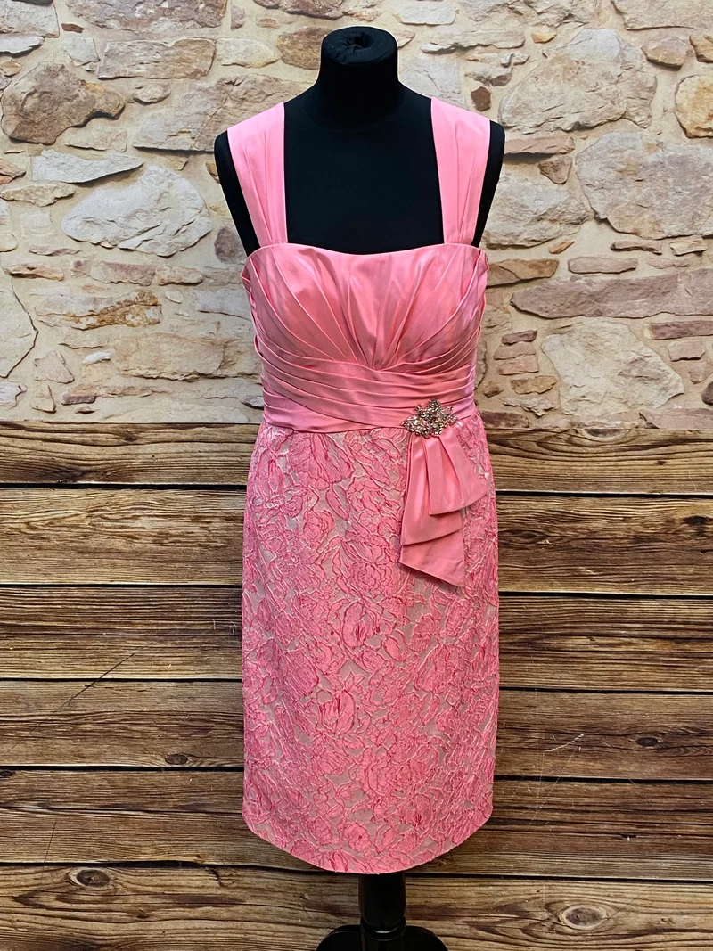 Cocktailkleid rosa John Charles London Gr. 42 elegant