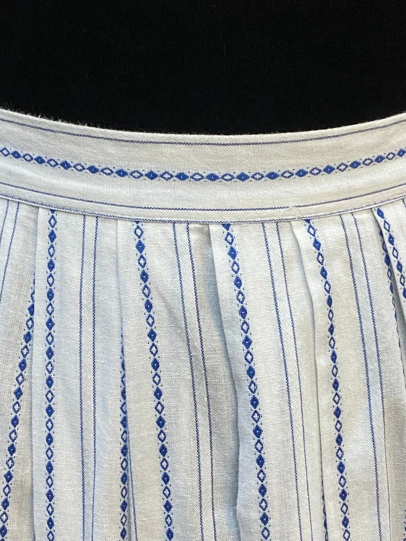 Vintage Dirndlschürze weiß - mittellang
