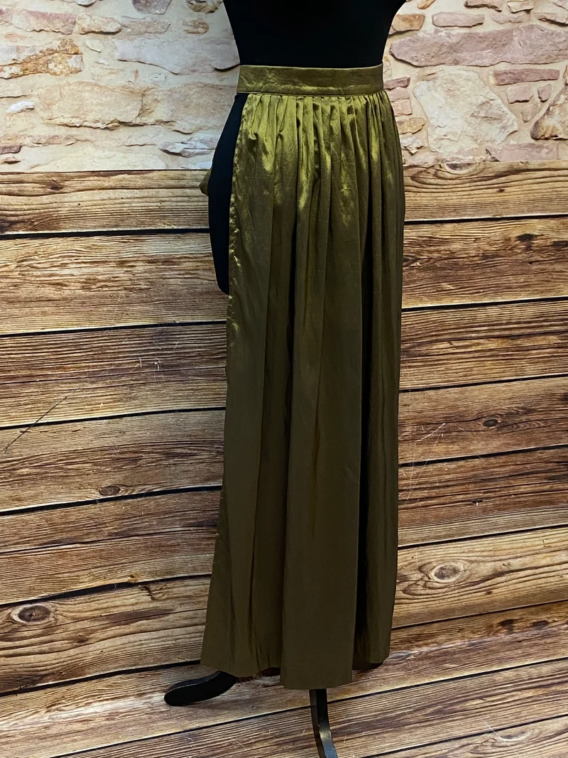 Vintage Dirndlschürze olive - Berwin und Wolff, lang