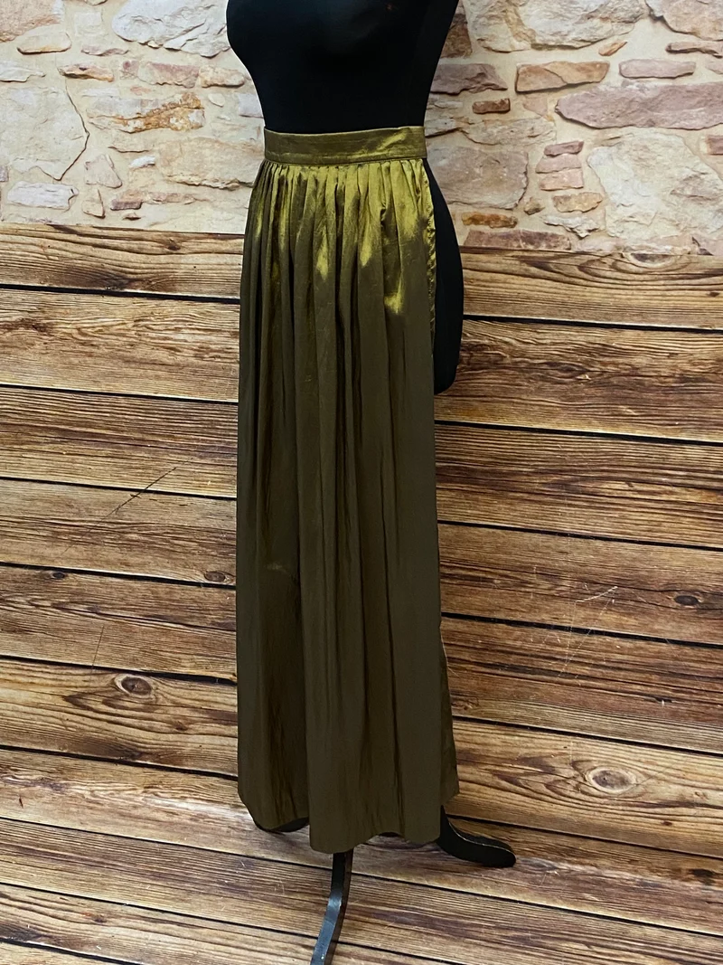 Vintage Dirndlschürze olive - Berwin und Wolff, lang