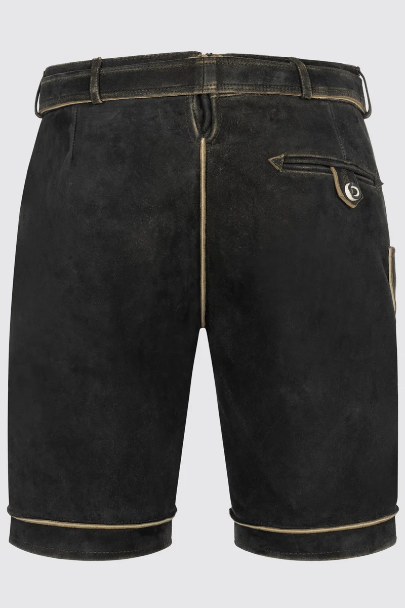Herren Lederhose KUNO mit Gürtel - Krüger Buam - 961569-000-0076