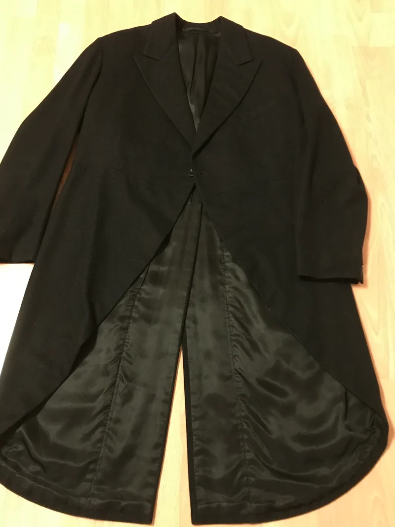 Antiker Cutaway Herren Schwarz Gr. 26 – 20er Jahre Stil
