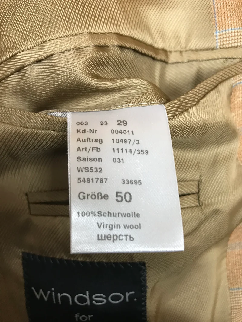 Sakko - Vintage - beige - Gr.50