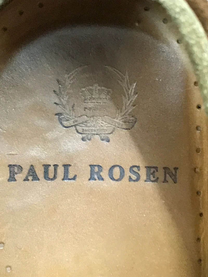 Vintage Herren Schuh, Halbschuh aus Wildleder Gr.43