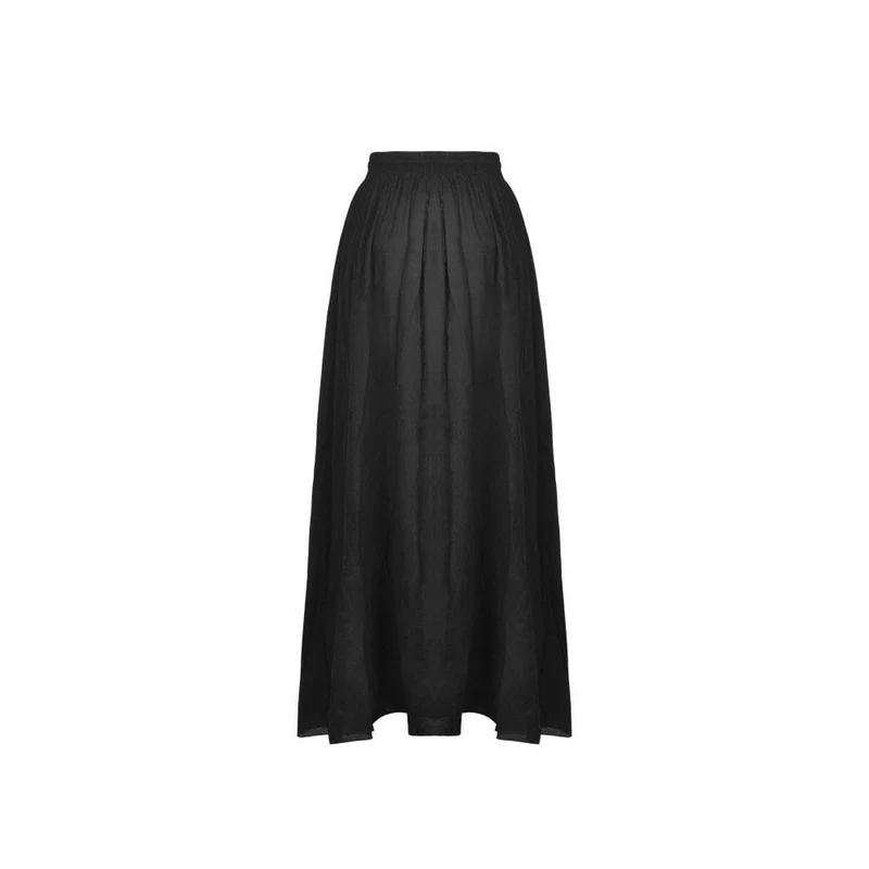 Gothic-Chiffonrock mit Spitzenspleiß und mehreren Lagen für Damen
