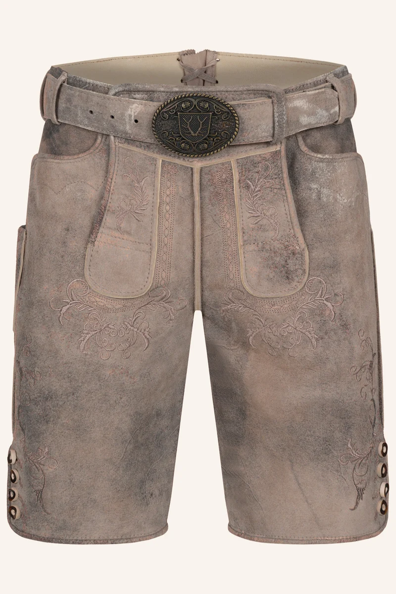 Lederhose DELIO mit Gürtel - Krüger Buam - 961172-000-0707