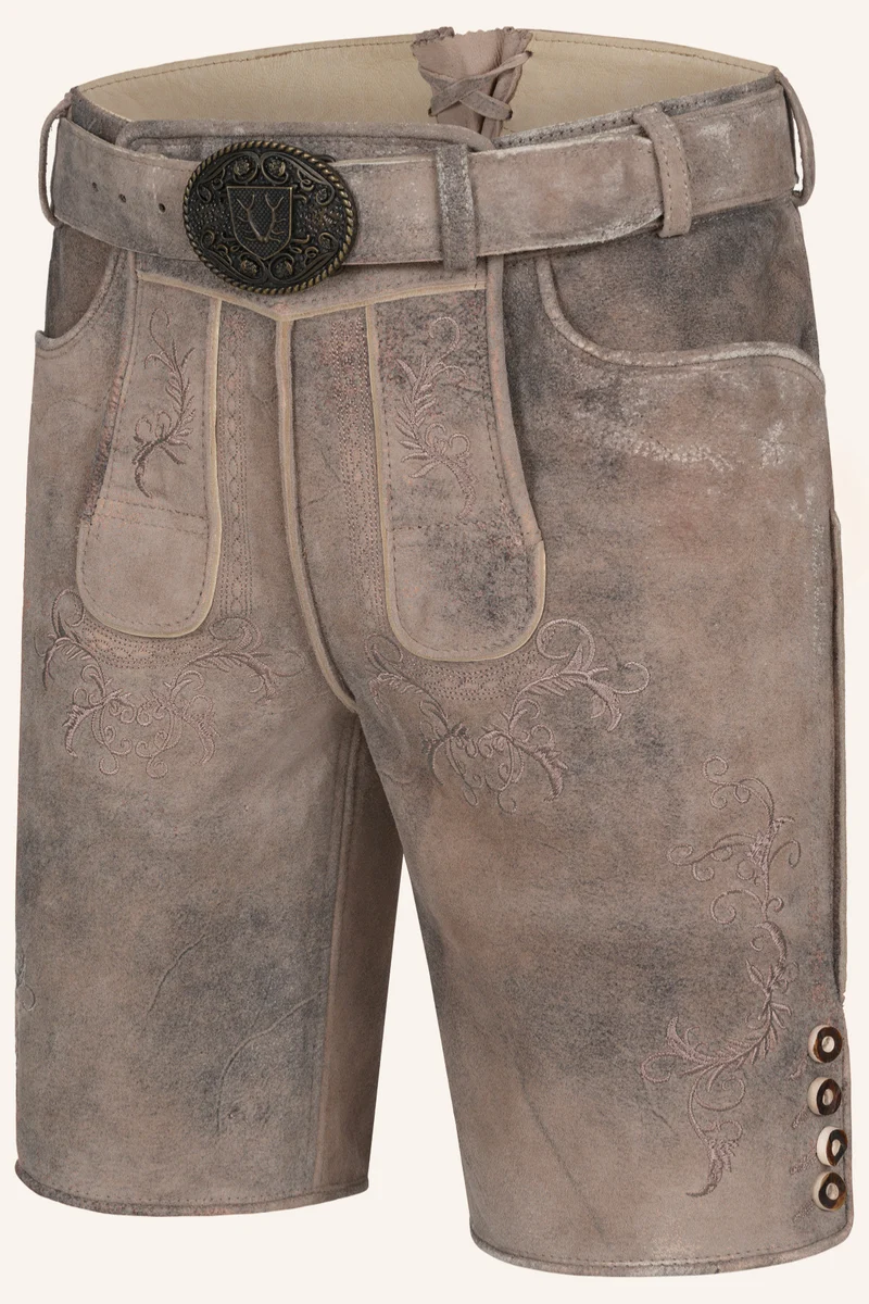 Lederhose DELIO mit Gürtel - Krüger Buam - 961172-000-0707