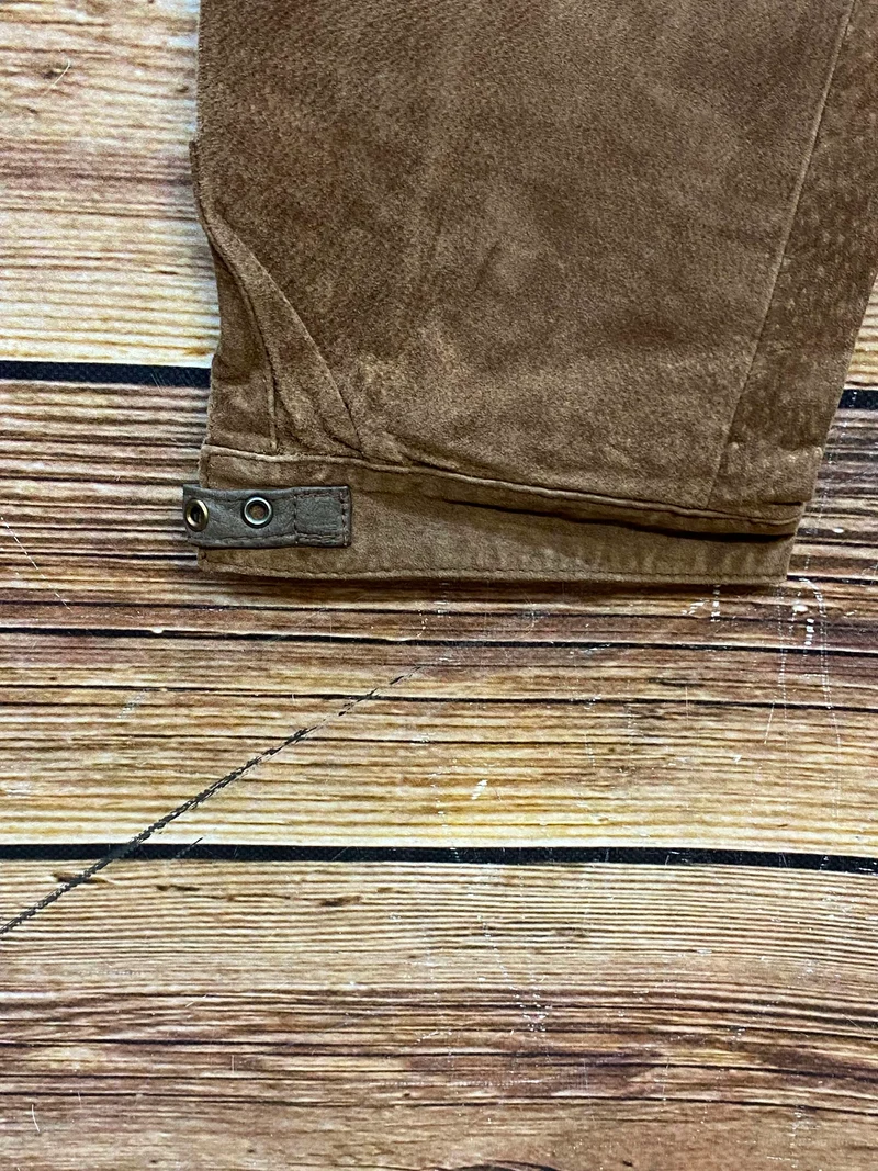 Lange Lederhose Damen Gr. 34 – braune C&A Landhaus Trachtenlederhose