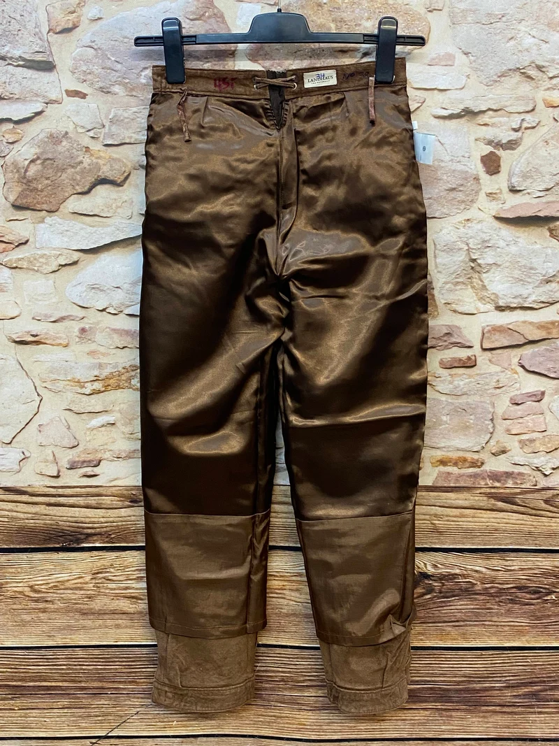 Lange Lederhose Damen Gr. 34 – braune C&A Landhaus Trachtenlederhose