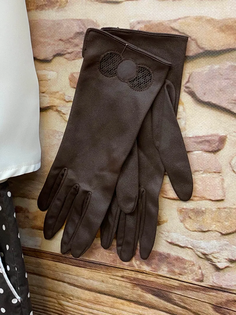 50er Jahre Damen Outfit Gr. 40 mit Caprihose, Bluse, Haarband und Handschuhen