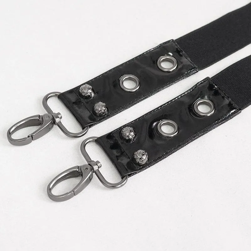 Gothic Star Double-Layer Kunstledergürtel für Damen