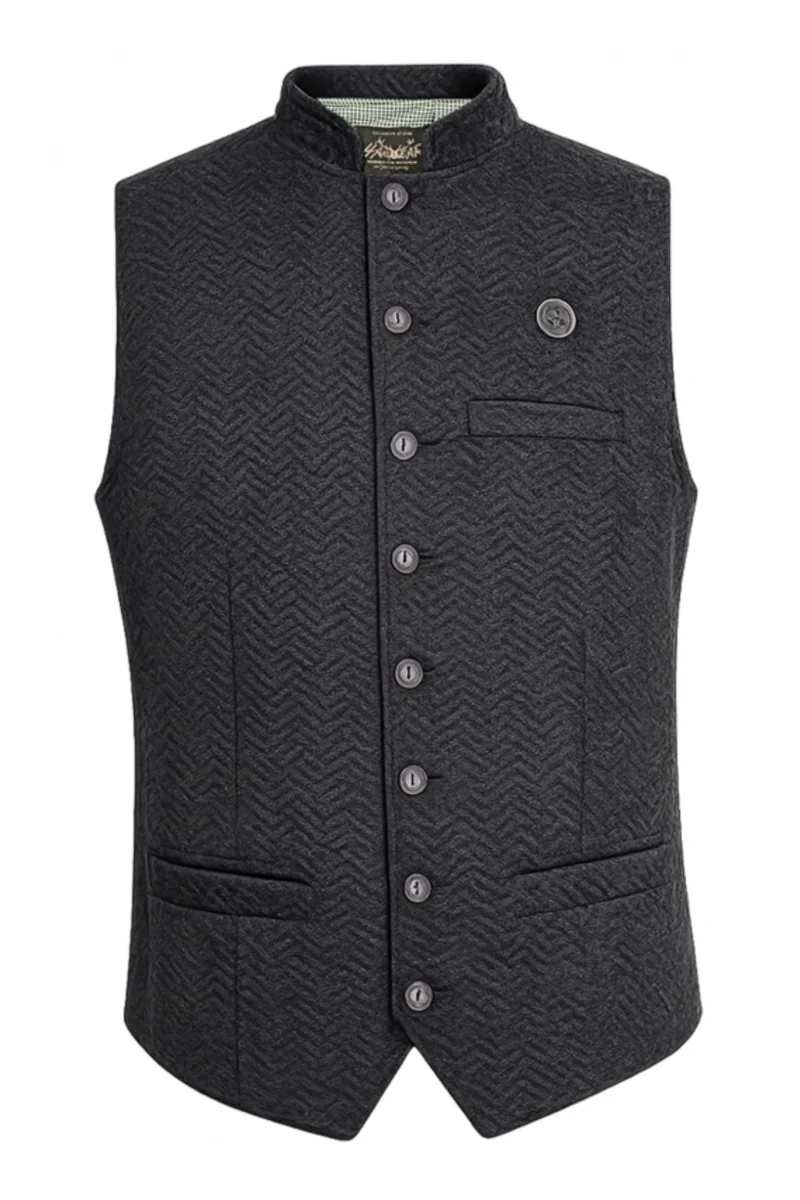 Weste Herren Pascal Jacquard - 1261/72415 - Trachtenweste - Herrenweste - Hangowear Herren