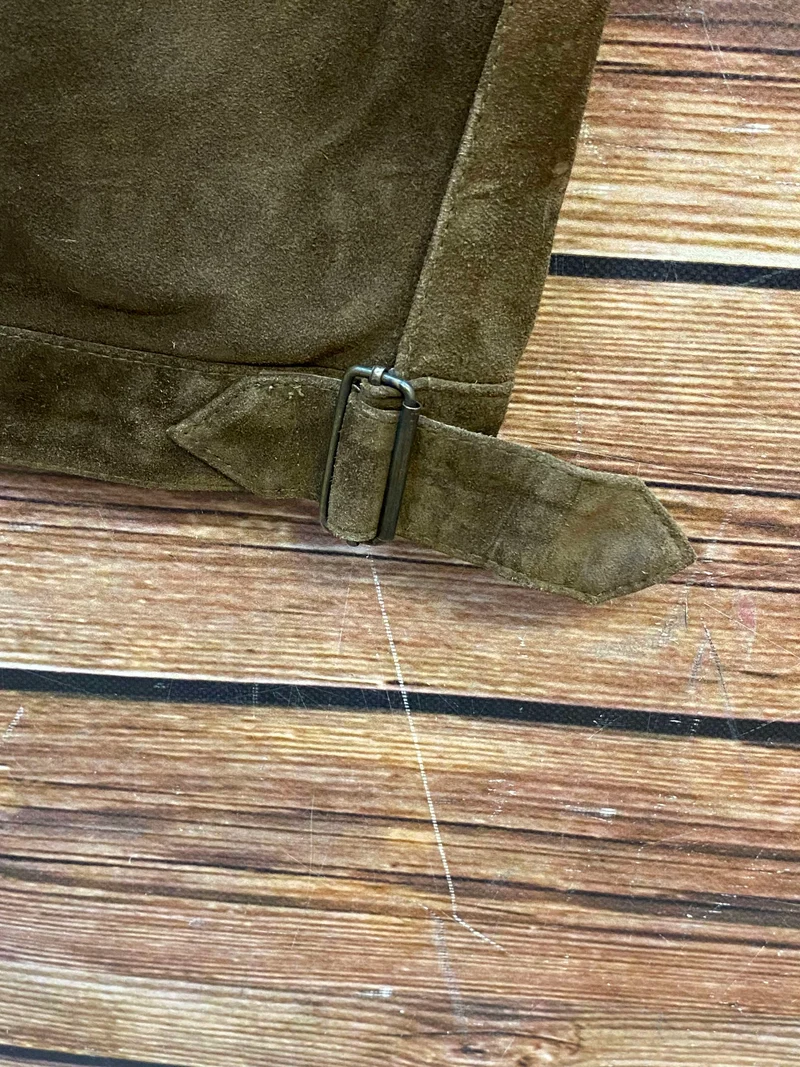 Vintage Trachten Lederhose Herren braun Gr. 30 lange Lederhose Kalbsleder