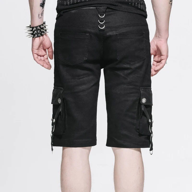 Herren Punk Bermuda Shorts