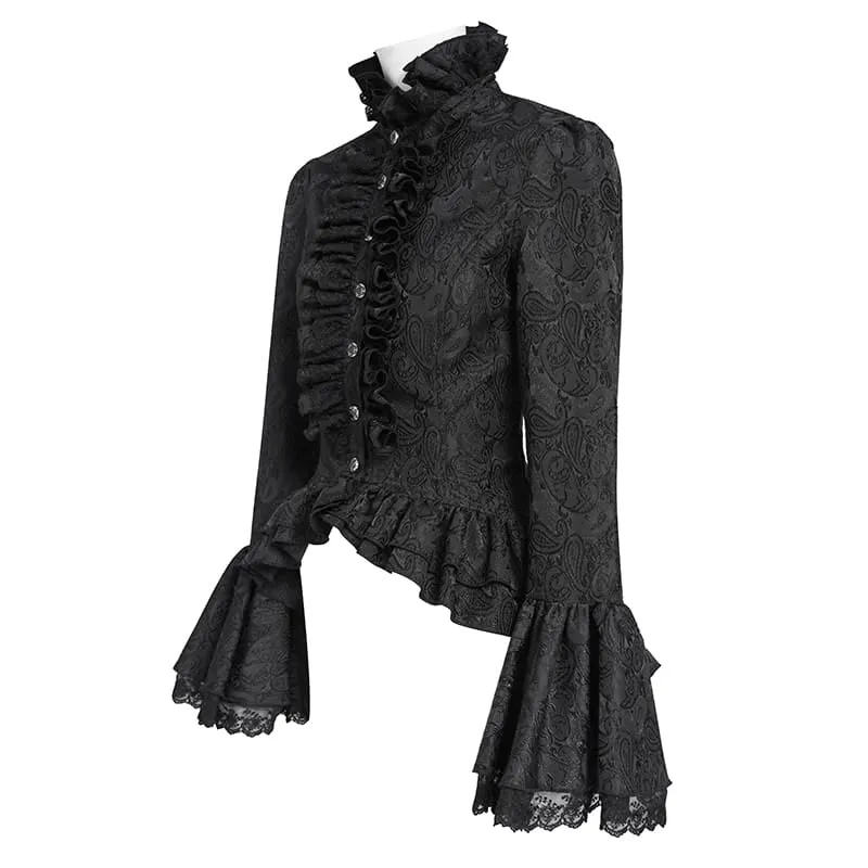 Vintage Victorian Short Lace Top für Damen