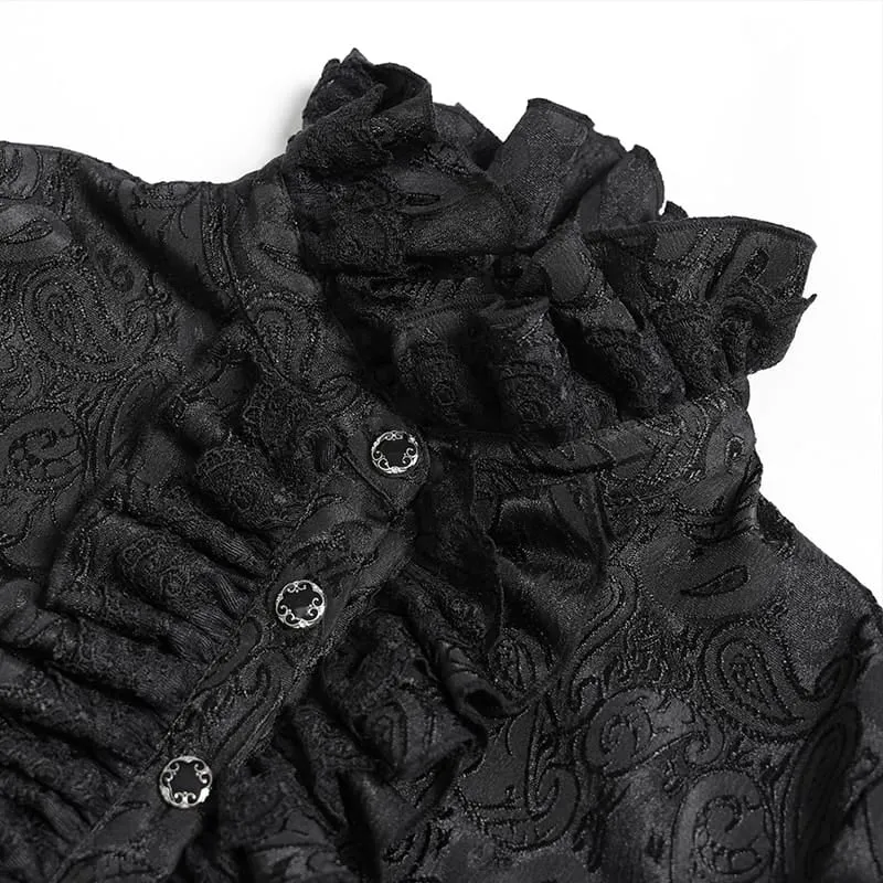 Vintage Victorian Short Lace Top für Damen