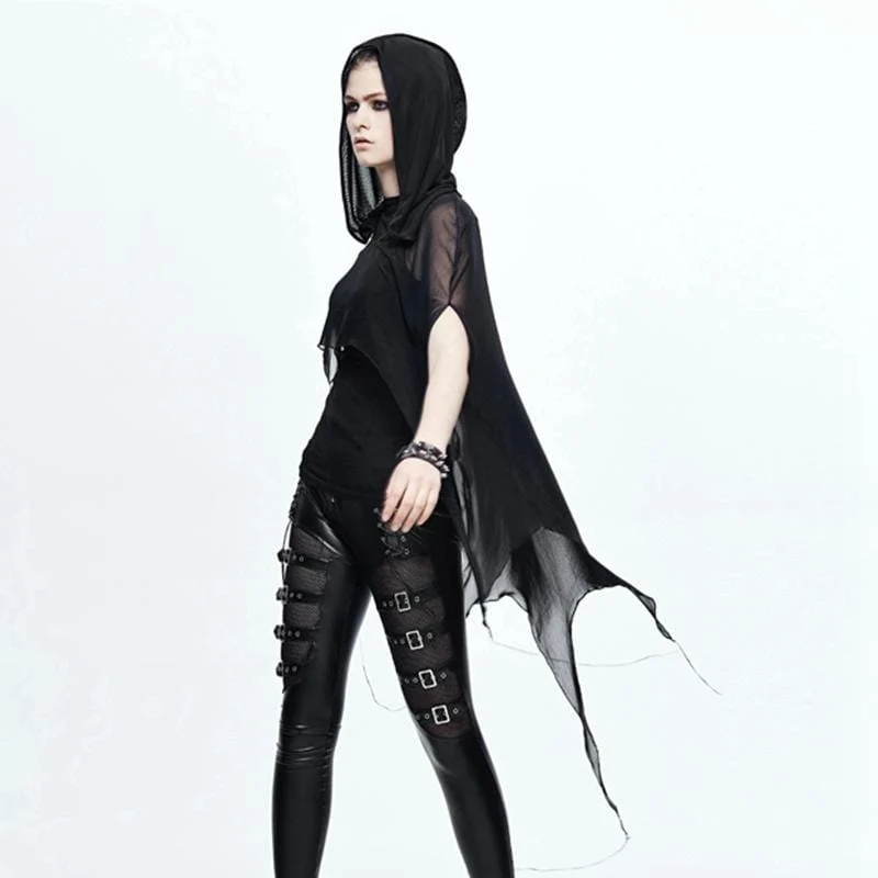 Frauen Goth schiere Cape