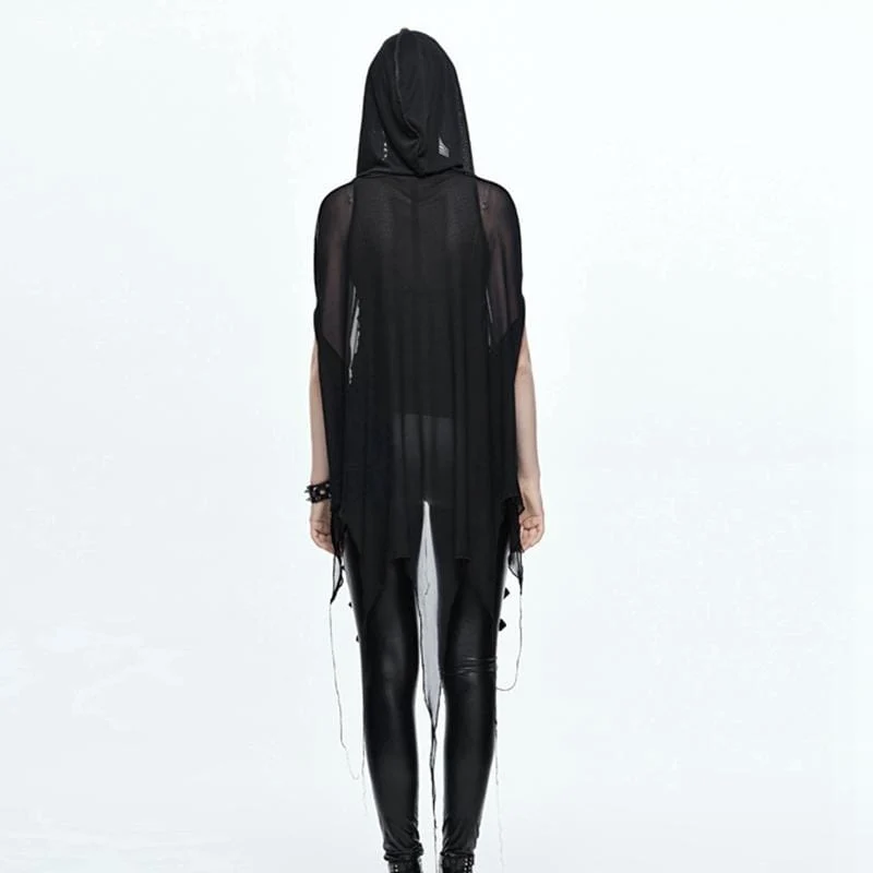 Frauen Goth schiere Cape