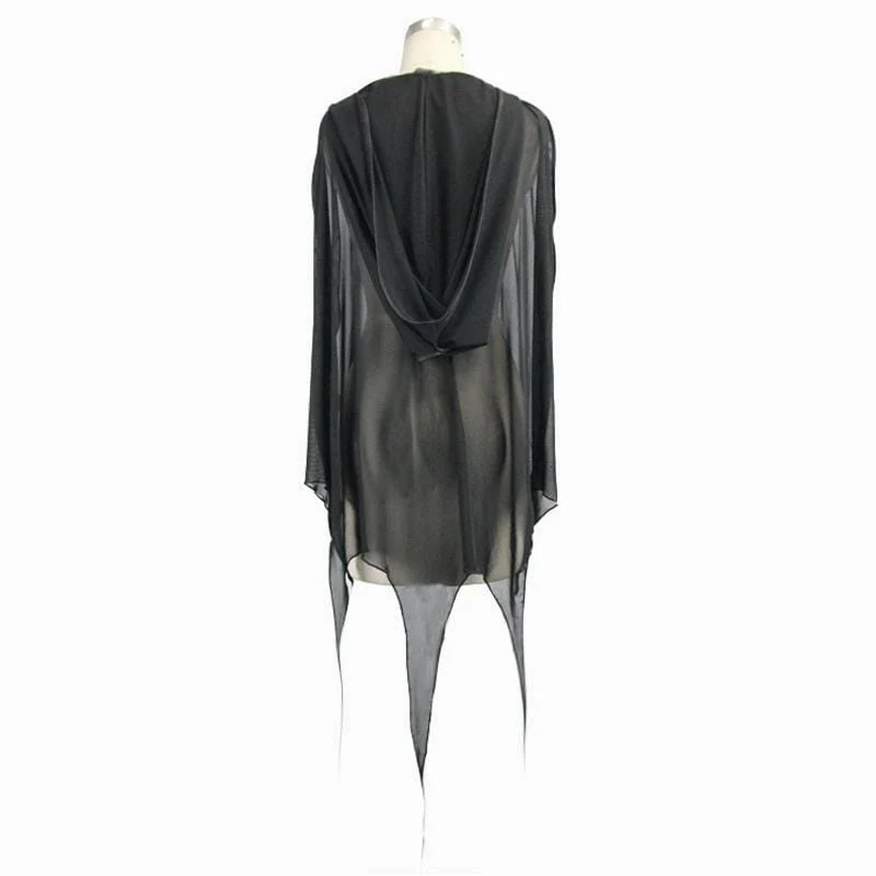 Frauen Goth schiere Cape