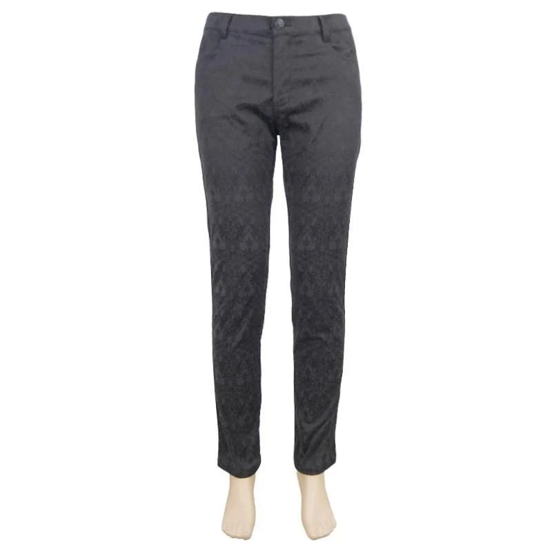 Herren Punk Classic Brocade Hose