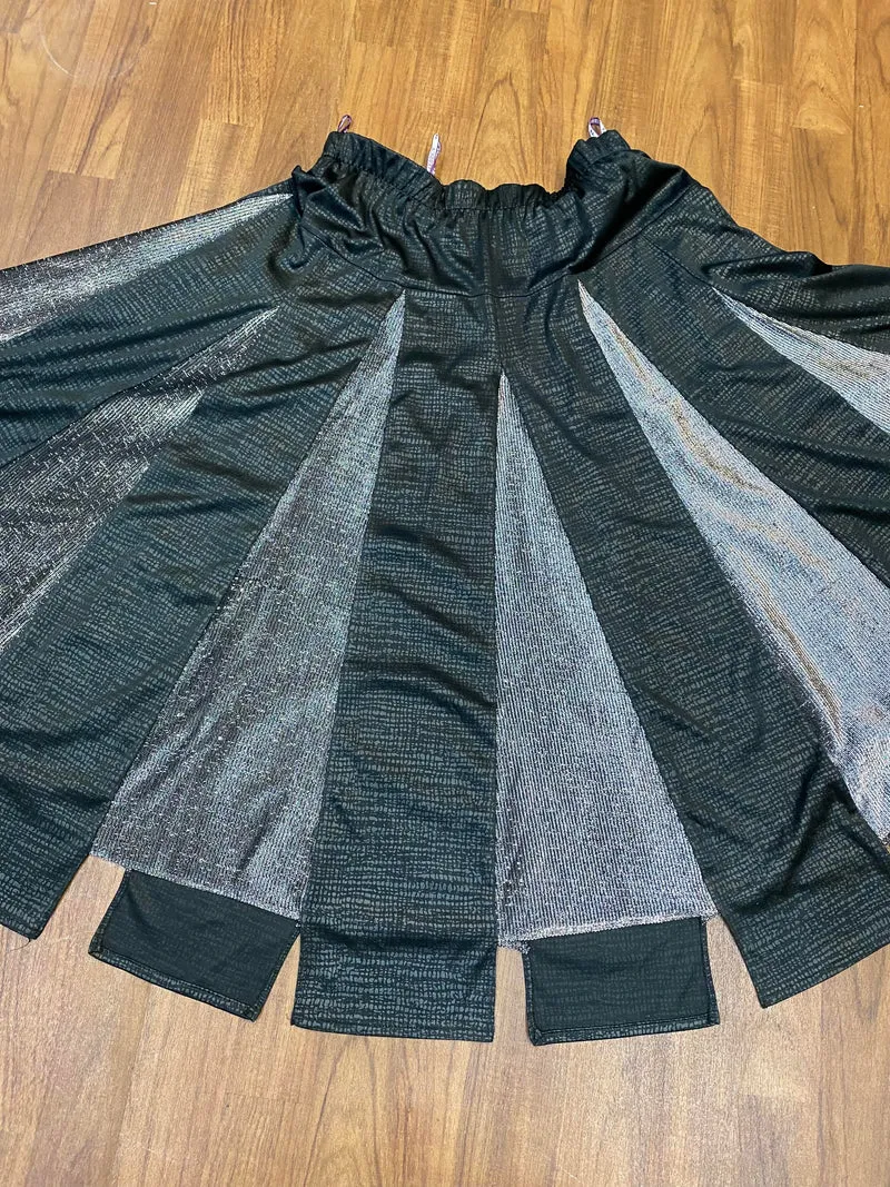 Vintage Rock schwarz mit Glanz-Einsätzen – 20er Jahre Stil Abendgarderobe Größe 48