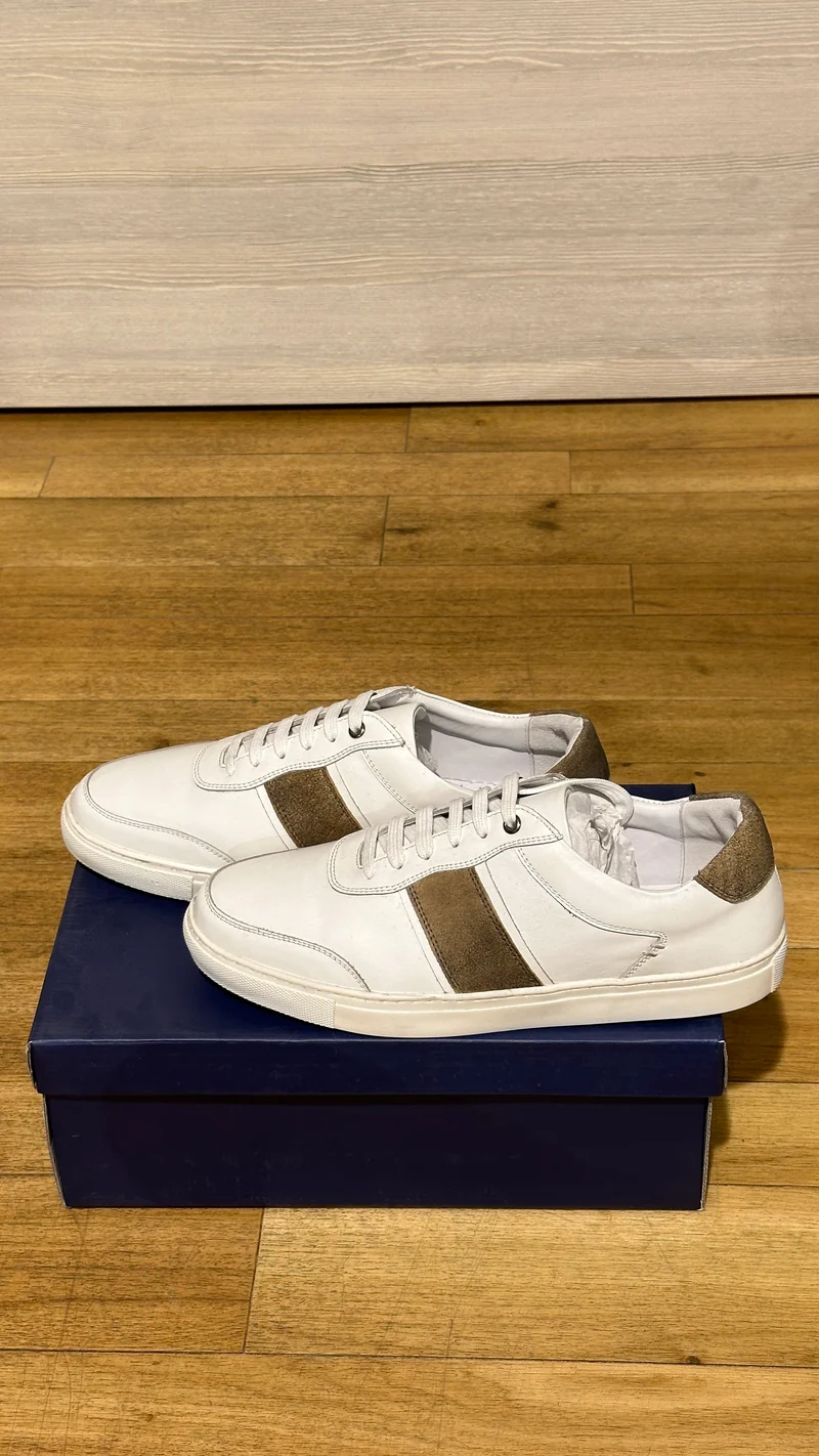 Trachtenschuh Sneaker Weiß/Bajra