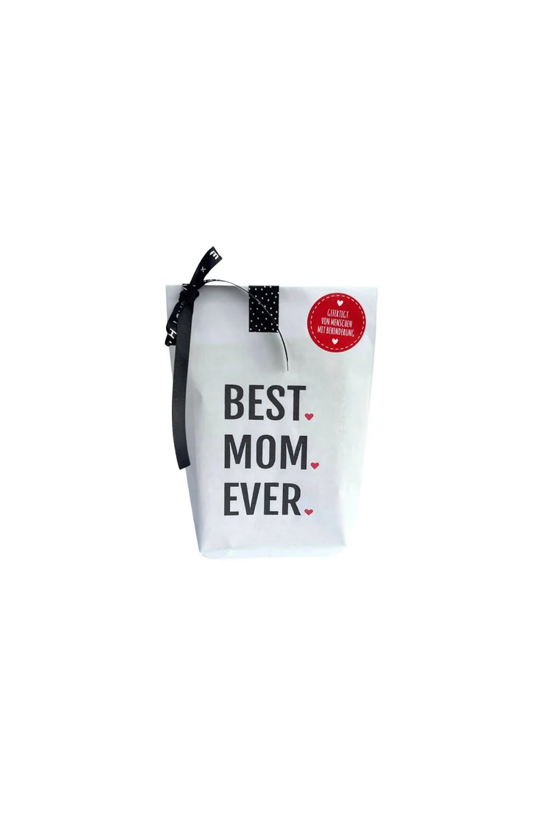 Wunderle Wundertüte - Best Mom ever - Geschenktüte zum Muttertag - Geschenk mit Herz