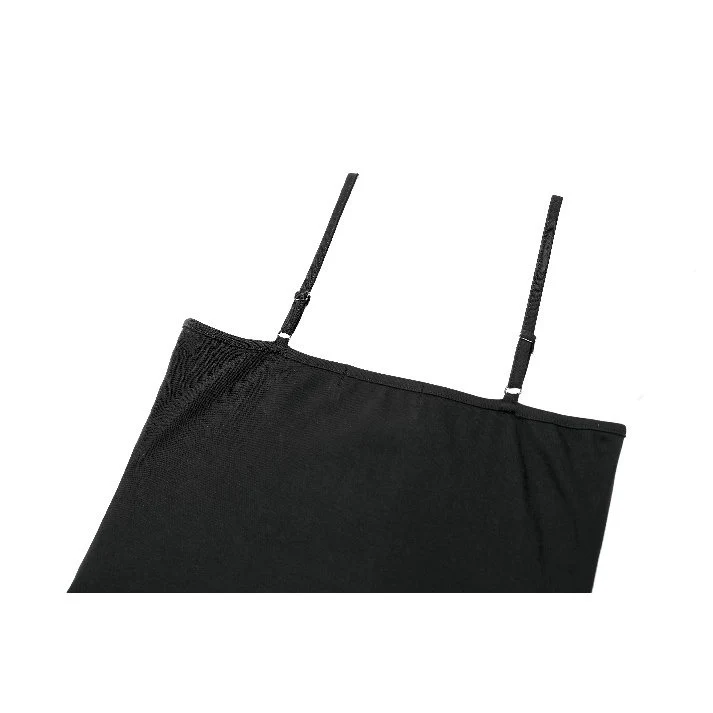 Punk-besetztes Camisole mit Nieten und Kette für Damen