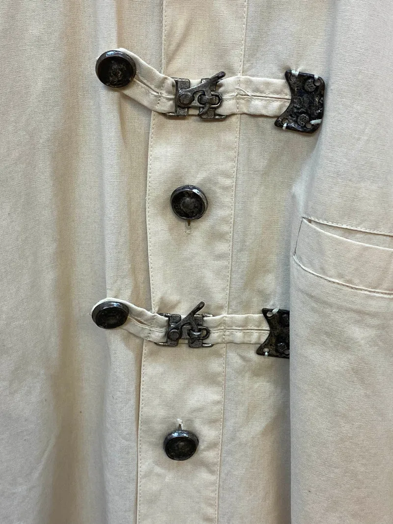 Vintage Trachtenhemd Herren – Cremeweiß – Gr. 39