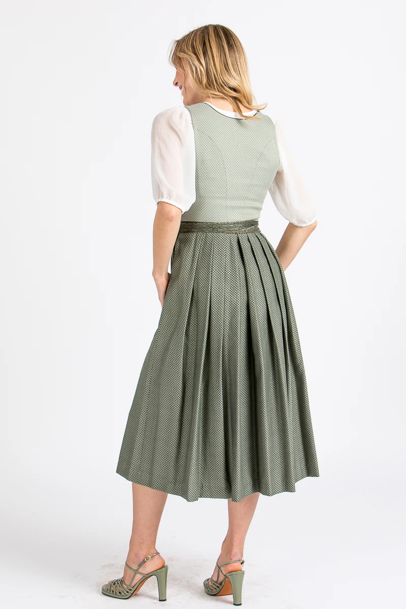 Wenger Dirndlbluse Ulli Chiffon Ecru