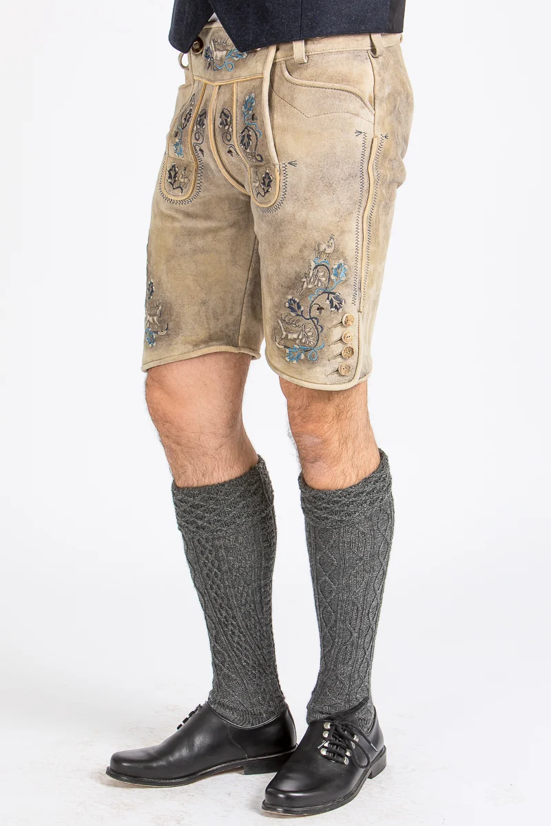 Kurze Beckert Lederhose Bischofswiesen Baileys Blau