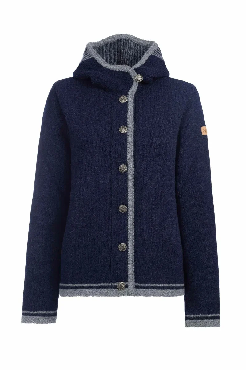 Liebling Kapuzenjanker Vera navy/grau
