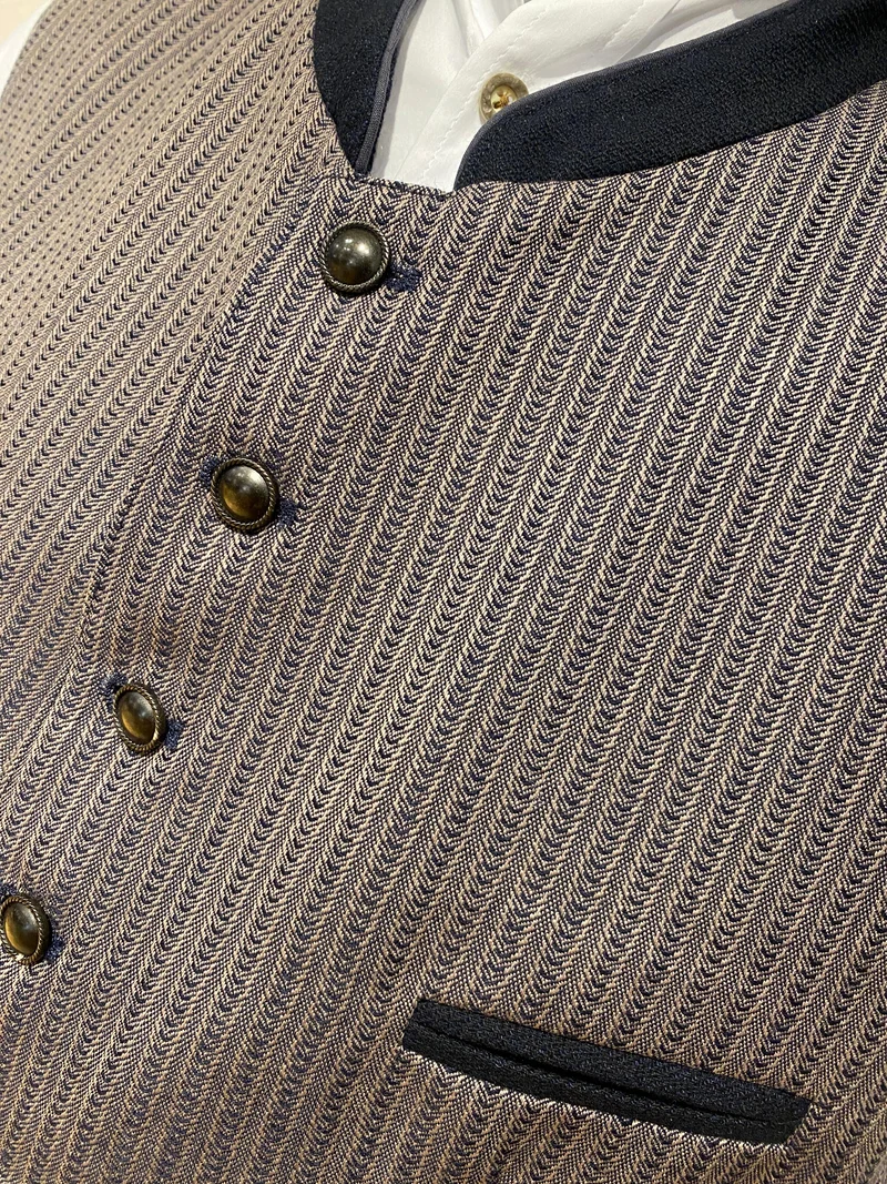 Trachtenweste Berlin & Wolff beige/schwarz