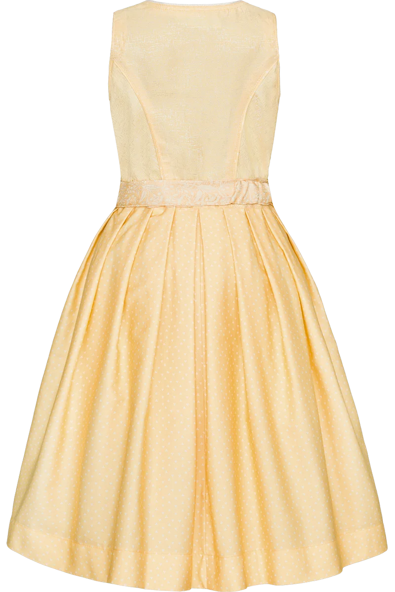 Kinderdirndl mit Broschenschürze und Jacquard