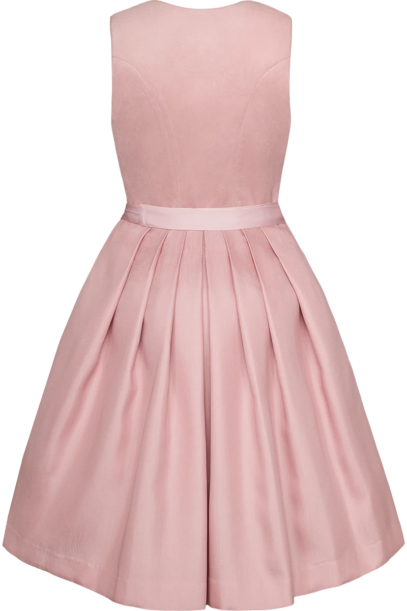 Mini-Samtdirndl mit Perlenschürze