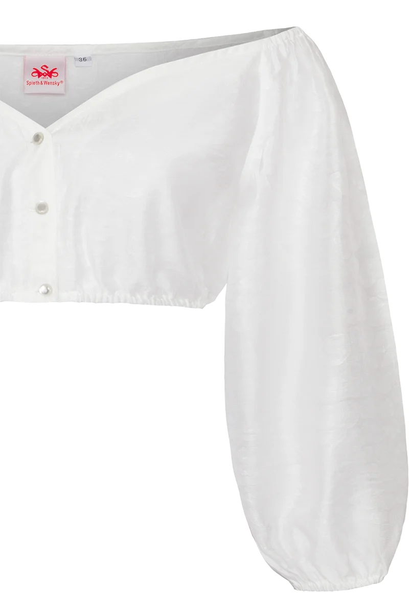 Carmen-Dirndlbluse mit weiten Ärmeln
