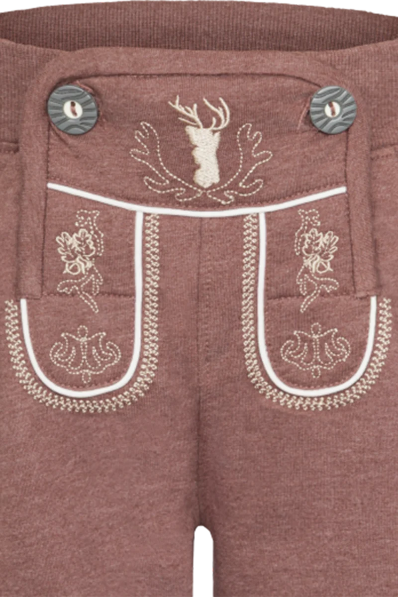 Kinder-Sweatshorts in Lederhosen-Optik