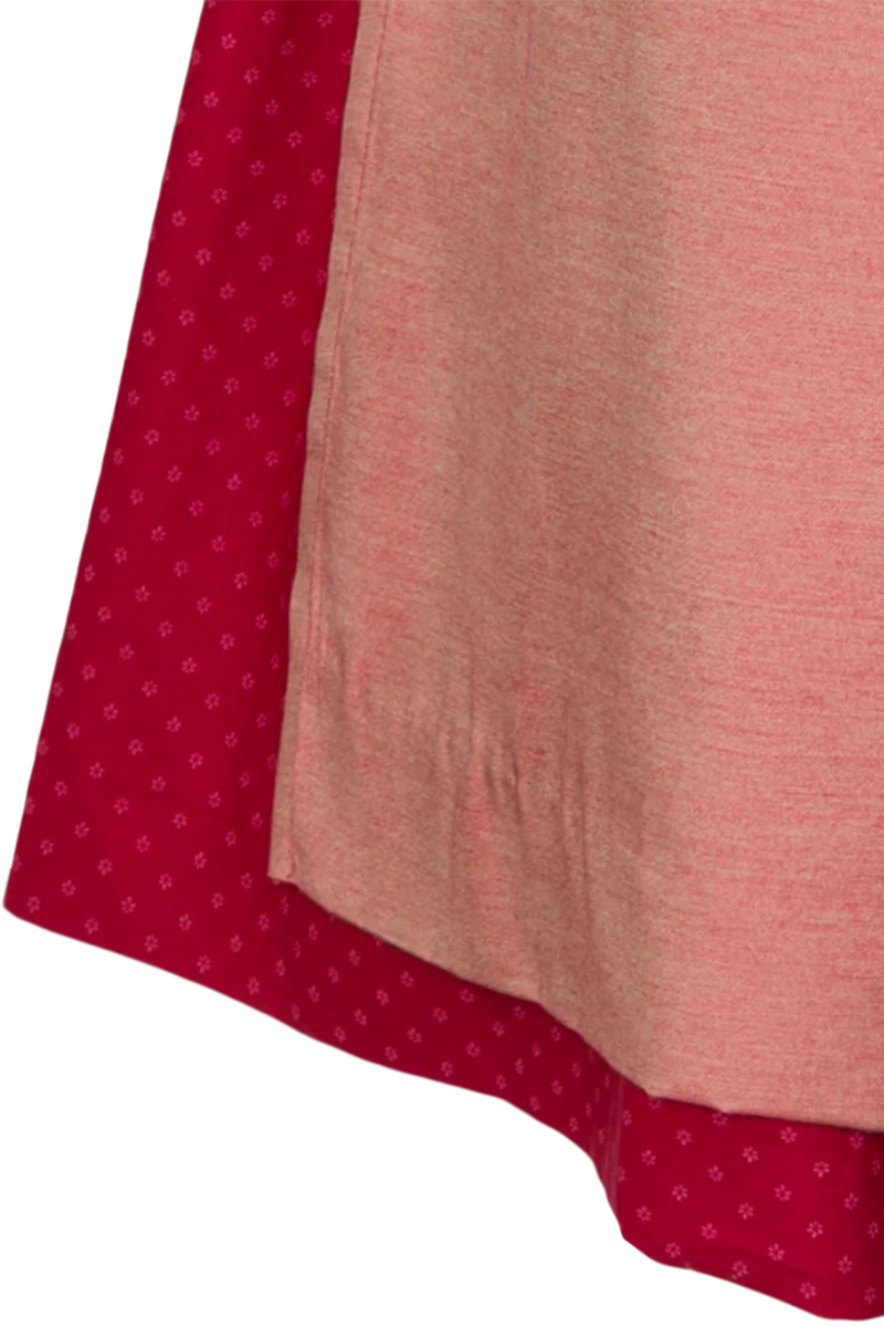 Leinen-Dirndl lang mit Baumwollrock