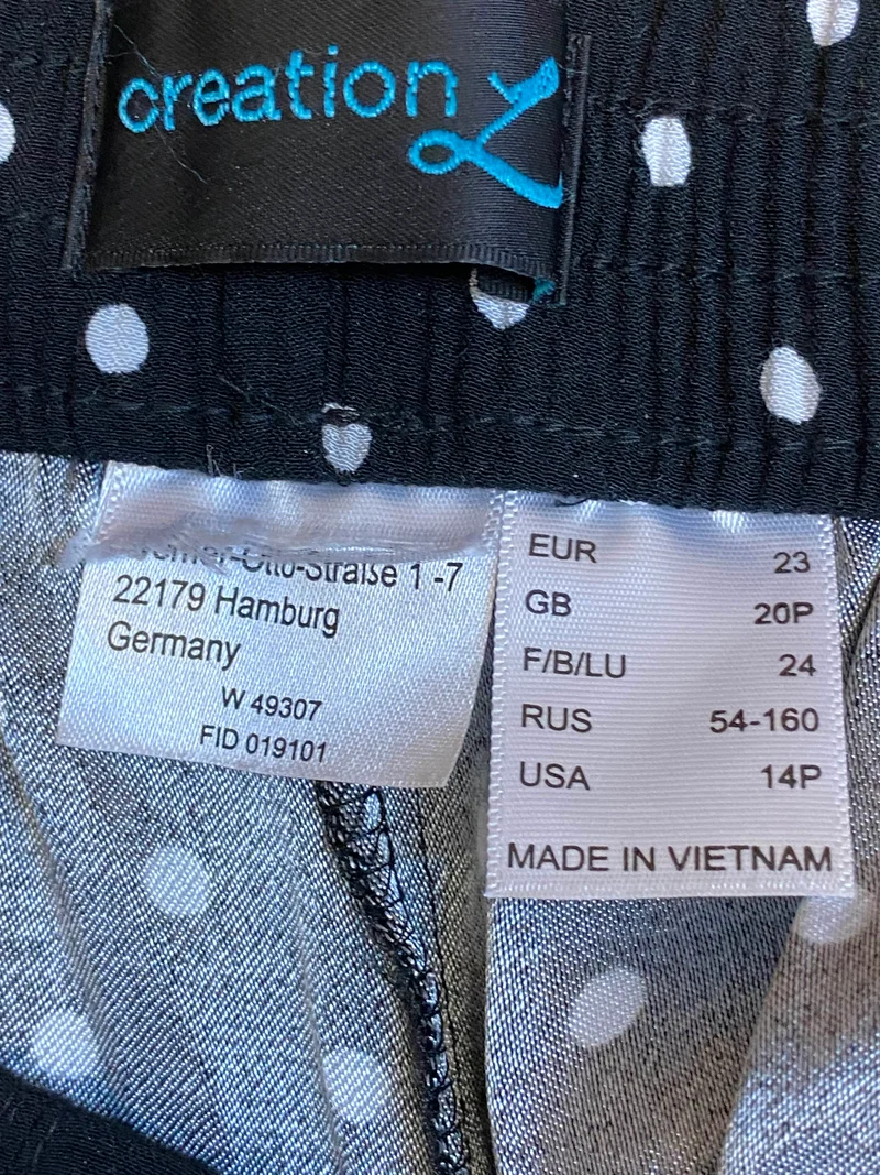 Vintage Rockabilly Hose Damen mit Polka Dots – 50er Jahre Stil, ca. Größe 46