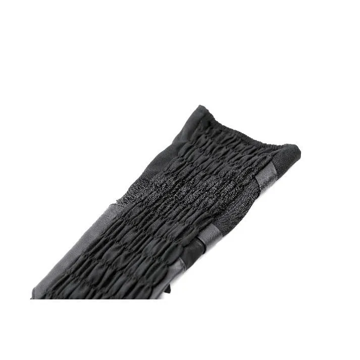 Punk-Handschuhe für Damen mit Schnallenriemen und Kette
