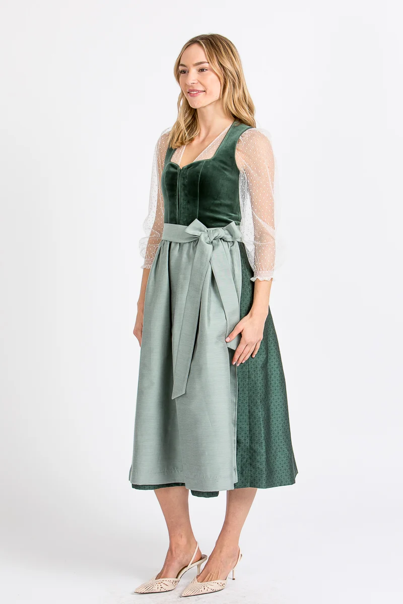 Almliebe Dirndl Christl grün