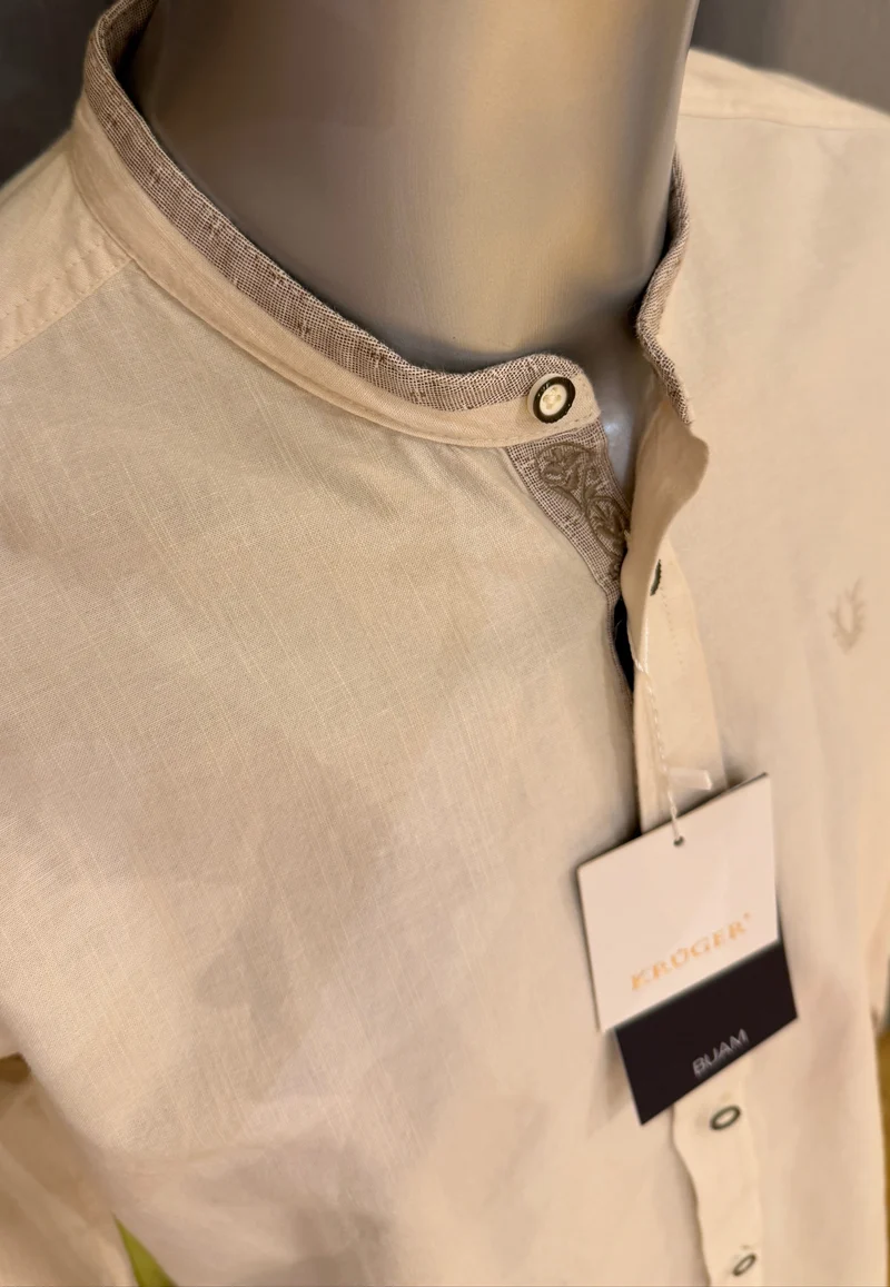 Trachtenhemd Krüger Buam beige