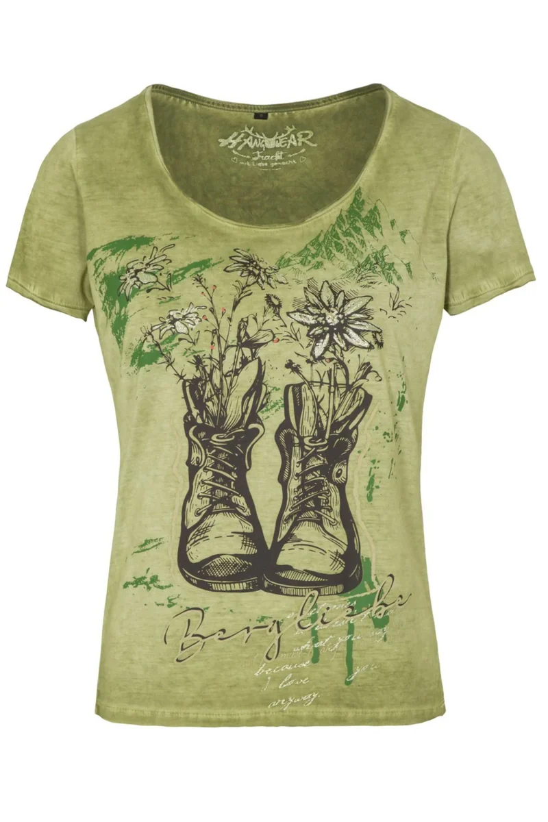Shirt Damen Wiara - Trachtenshirt - Hangowear Damen - 1212/71413-0161